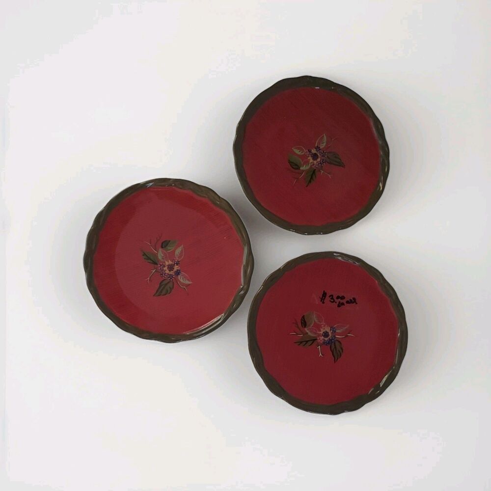 Tracy Porter Octavia Hill Garden Collection 8" Salad/Dessert Plates (Set of 3)